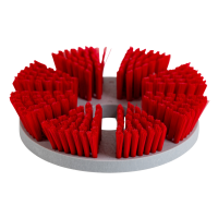Scrubbing brush medium