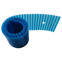 Suction lip front ribbed PUR